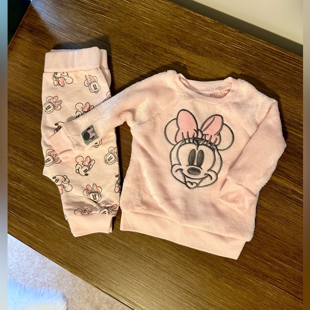 3-Piece Disney Baby Minnie Mouse Matching Set 0-3 Month